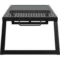 vidaXL 42030067, Barbecue, Charbon de bois (combustible), Extérieur, Grille, Noir, Rectangulaire