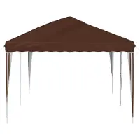 vidaXL Tente de réception pliable 575 x 290 x 245 cm, marron