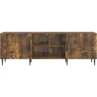 vidaXL : Meubles TV de 150 x 31 x 50 cm, en bois imitation chêne fumé