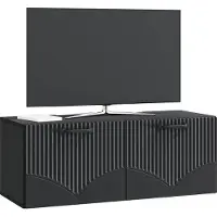 vidaXL Meuble TV mural , noir, 78,5 x 31 x 30 cm