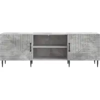 vidaXL Meuble TV 150 x 31 x 50 cm, gris béton, aggloméré