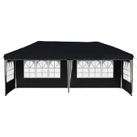 vidaXL Tente de fête pliante, 574 x 289 x 245 cm, anthracite
