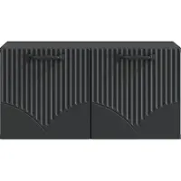vidaXL Meuble TV mural , noir, 59,5 x 31 x 30 cm