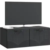 vidaXL Meuble TV mural , noir, 78,5 x 41 x 30 cm