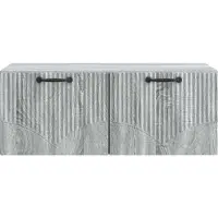 vidaXL Meuble TV mural , gris Sonoma, 78,5 x 41 x 30 cm