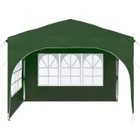 vidaXL Tente de réception pliable 290 x 290 x 245 cm, verte