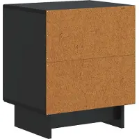 vidaXL Cabinet de chevet Noir 43 x 34,5 x 50 cm Bois d'ingénierie