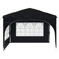 vidaXL Tente de réception pliable 290 x 290 x 245 cm, anthracite