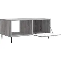 vidaXL Table basse gris Sonoma 90 x 50 x 40 cm Bois composite
