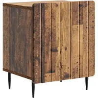vidaXL Cabinet de chevet 2 pcs Bois ancien 43 x 34,5 x 52 cm