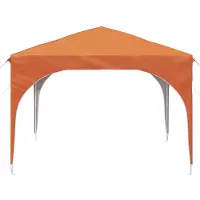 vidaXL Tente de réception pliable 290 x 290 x 245 cm, orange