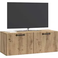 vidaXL Meuble TV mural en chêne Artisan 78,5 x 31 x 30 cm