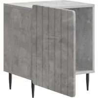 vidaXL Cabinet de chevet 2 pcs Gris béton 43 x 34,5 x 52 cm