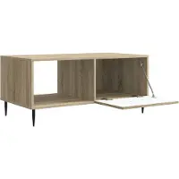 vidaXL Table basse en chêne Sonoma 90 x 50 x 40 cm Bois composite
