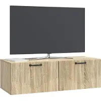 vidaXL Meuble TV mural en chêne Sonoma 98 x 41 x 30 cm