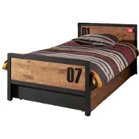 Vipack Cette combinaison ALEX se compose des éléments suivants : lit 90x200cm * et un sommier à lattes 13l et un lit inférieur *