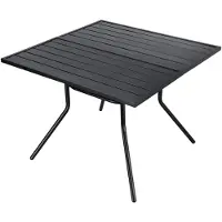 Vdd – Table de jardin – Table d'extérieur – fer revêtu – 100 x 73,5 cm