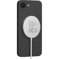 Avizar Mayaxess, chargeur MagSafe magnétique 15 W pour iPhone 16e, blanc