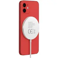 Avizar Mayaxess, chargeur MagSafe magnétique 15 W pour iPhone 13, blanc