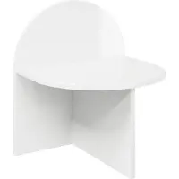 vidaXL Table de chevet Blanc brillant 40 x 35,5 x 45,5 cm