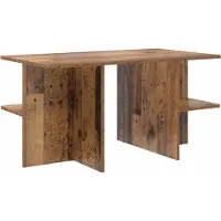 vidaXL Table basse en bois ancien 87 x 50 x 45 cm Panneau de bois