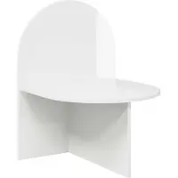 vidaXL Table de chevet 2 pcs Blanc brillant 48 x 49 x 65 cm
