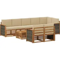 vidaXL Ensembles de canapés en bois massif d'acacia
