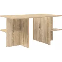 vidaXL Table basse en chêne Sonoma 87 x 50 x 45 cm, aggloméré