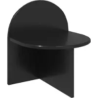 vidaXL Table de chevet Chêne noir 40 x 35,5 x 45,5 cm