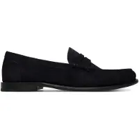 BOSS pour homme. 50563161 Mocassins Tevan marine (43), Cuir, Plat, Aucun, Casuel