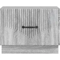 vidaXL Table basse Sonoma gris, 49 x 50 x 37 cm, en panneaux de particules