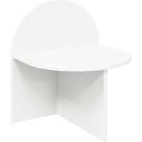 vidaXL Table de chevet Blanc 40 x 35,5 x 45,5 cm Bois d¿ingénierie