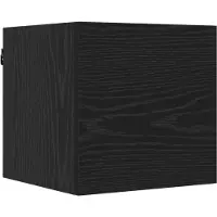 vidaXL : Ensemble de 6 meubles TV, finition bois imitation chêne, coloris noir, en panneaux de particules