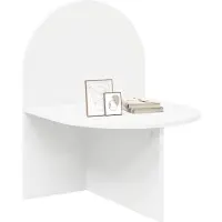 vidaXL Table de chevet 2 pcs Blanc 48 x 49 x 65 cm Bois d¿ingénierie