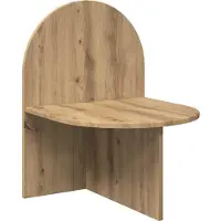 vidaXL Table de chevet 2 pcs Chêne artisanal 48 x 49 x 65 cm