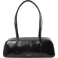 Calvin Klein Sac bandoulière 'Foil Logo Glossy Shoulder' noir
