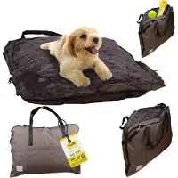 OEM Lit de voyage pour chien 3 en 1, vert olive, taille moyenne