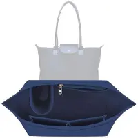 OEM Organiseur de sac à main bleu foncé avec plusieurs poches, accessoires pour portefeuille, S