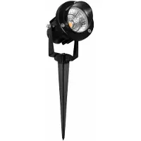 Beneito Faure Projecteur Led Extérieur Fade 5, 2200K, Angle De Diffusion Orientable À 45°, Finition Aluminium Noir Mat, Pour Éclairage De Façade