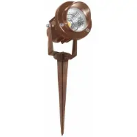 Beneito Faure Projecteur Led Extérieur Fade 5, Ouverture À 45°, Température De Couleur 2200K, Finition Corten Texturée - Haute Qualité