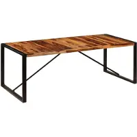 Prolenta Maison Exclusive - Table à manger 220 x 100 x 75 cm en bois massif d'acacia