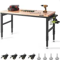 OEM Poste de travail réglable 1524 x 559 mm, 907 kg, àélectrique