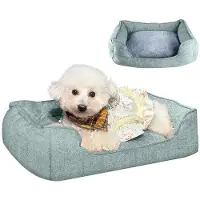 OEM Petit panier pour chien 61 x 48 x 18 cm, moelleux, vert, antidérapant