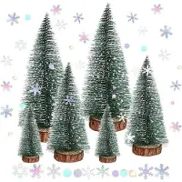 OEM Décoration pour sapin de Noël : mini sapin enneigé