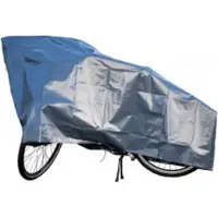 Xlc Garage à vélos pliable 200x100cm, gris, avec oeillets et bandes, gris