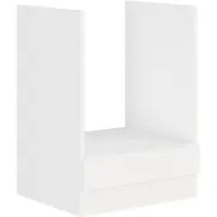Atlas Armoire à four -Reproduction blanc - L60cm - Vendu sans plan de travail