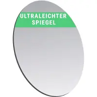 OEM Petits miroirs ovales en acrylique, 5 x 7 cm, parfaits pour les soins de beauté et les voyages