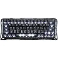 Gravastar Clavier gaming magnétique à effet Hall Mercury V60 Pro Special Cyber Frost