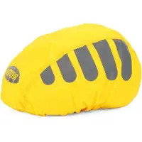 OEM Casquettes imperméables pour casque de vélo, réfléchissantes, réglables, jaunes, lot de 2
