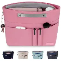 OEM Organiseur de sac à main rose, imperméable, avec fermeture à glissière
